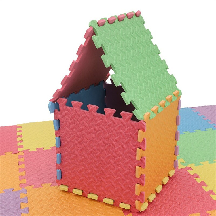Wholesale Baby Play Crawling Colorful Foamy Floor Tiles Mulit Color EVA Foam Floor Puzzle Mat for Exercise Playground