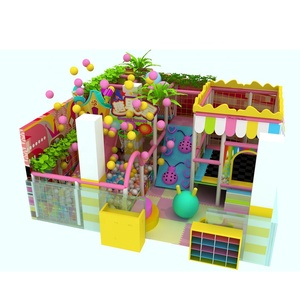 Centro comercial de alta calidad Paseos Niños Rosa Interior Soft Playground Equipment Bounce House Área de juegos para la <span class=keywords><strong>venta</strong></span> - Product Image 4