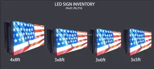 LED Segno Esterno di Colore Completo Doppio HA Parteggiato LED Programmabile Messaggio Digitale bordo del Segno