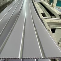 Plafonds légers en plastique, tuiles de toiture en PVC, panneaux de plafond haute brillance pour hall intérieur