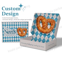 Boîte à Biscuits avec Logo Personnalisé Imprimé, Emballage de Boulangerie en Carton