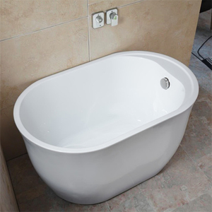 อ่างอาบน้ำแบบตั้งอิสระทำจากอะคริลิคเป็นมิตรกับสิ่งแวดล้อมทันสมัยมีที่ระบายน้ำสำหรับนวดแบบล้นไหลสำหรับโรงแรม1คนผู้ใหญ่เด็ก - Product Image 2