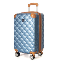 Valises à roulettes personnalisées en PP de haute qualité, extensibles, grande capacité, modernes, simples, unisexes, avec serrures et poignées télescopiques