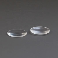 Lentille en verre optique à haute transparence, diamètre 112 mm, longueur focale 355 mm, lentille plano-convexe