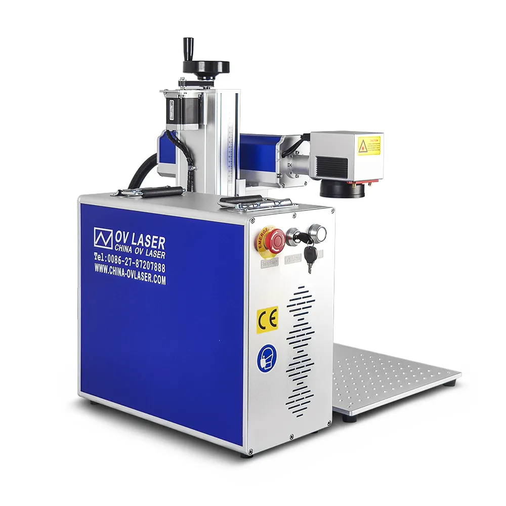 Máquina de marcação a laser v 2.5d, 50w, 60w, jpt, mopa, cor m7, fibra, molde, máquina de gravura profunda