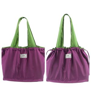 Large-Capacity <b>Nylon</b> Women's Sling <b>Shoulder</b> <b>Bag</b> Eco-friendly Foldable Shopping Grocery <b>Bag</b> Pouch <b>Nylon</b> Shopping <b>Bags</b> - Product Image 3