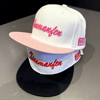 Gorra de Béisbol Snapback con Visera Plana, Bordado 3D, Diseño Color Block, Ajustable, Unisex, Estilo Urbano
