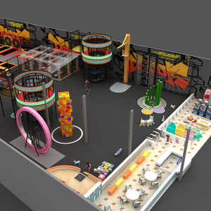 Nuevo y Moderno Parque Infantil Interior Personalizado con Tobogán Grande para Niños, Centro de Juegos Infantil, Proveedores de Grandes Parques Infantiles Interiores con Trampolín - Product Image 5