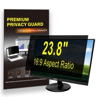 Filtre de protection d'écran anti-espion bidirectionnel pour vue latérale, anti-UV, anti-rayures pour moniteur ASUS 23,8 pouces 16:9