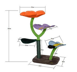 Penjualan Laris Pabrik Bunga Berwarna-warni Pohon Kucing Harga Murah Sisal Post Bunga <span class=keywords><strong>Cat</strong></span> <span class=keywords><strong>Furniture</strong></span> - Product Image 6