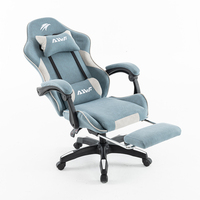 Chaise de jeu ergonomique inclinable pivotante à dossier haut de haute qualité avec repose-pieds Silla Gaming