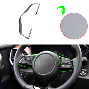Accesorios Interiores para Automóviles de Fibra de Carbono Imitación ABS, Cubierta para <span class=keywords><strong>Volante</strong></span>, Marco de Control de Dirección para <span class=keywords><strong>KIA</strong></span> <span class=keywords><strong>Sportage</strong></span> 2021-2022 - Product Image 2
