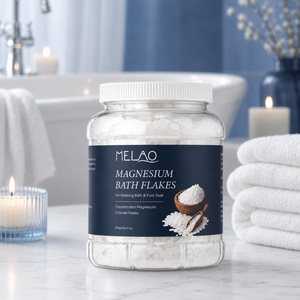 Scaglie di Cloruro di Magnesio, Sali da Bagno per Rilassamento Muscolare, Aiuto per il Sonno, Riduzione dello Stress, Recupero Corporeo, Provenienti dal <span class=keywords><strong>Mar</strong></span> Morto - Product Image 6