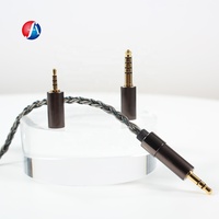 Accessoires d'écouteurs de câble de mise à niveau personnalisé 1.2M pour écouteurs filaires 3.5mm MMCX 2Pin connecteur IEM câble audiophile pour casque
