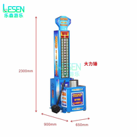 Machine de jeu d'arcade populaire pour adultes, à monnayeur, jeu de frappe au marteau, King of Hammer Sports Arcade Big Punch Redemption