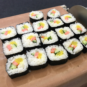 Machine à rouler les sushis carrés manuelle QD-JM40, en acier inoxydable, pour la préparation de makis, presse à sushis pour les restaurants de restauration rapide - Product Image 3