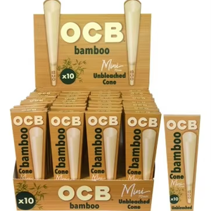 Custom-made Classic Bamboo Cone Paper Cigarette 110mm Brown Silicone Tobacco 32 Small Boxes 24 Each <b>Box</b> Paper China - Product Image 6