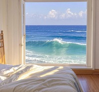 Ventanas Fijas de Aluminio Grandes Personalizadas, Ventanas de Madera Revestidas de Aluminio