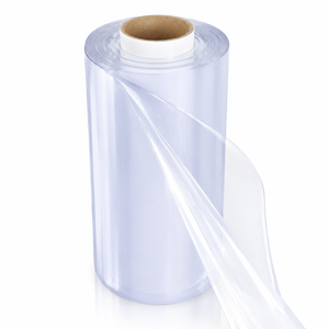 Film en rouleau PVC de qualité alimentaire haute clarté, surface brillante souple, procédé de moulage par soufflage de précision, transparent, non toxique, conçu pour une utilisation sûre - Product Image 1