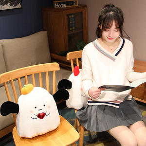 Chất Lượng Cao Sáng Tạo Vui Ma Quỷ Màu Đen Và Trắng Ma Mềm Nhà Sofa Ném Gối Nhồi Bông Đồ Chơi Sang Trọng Với Đôi Cánh Trẻ em' Quà Tặng - Product Image 3