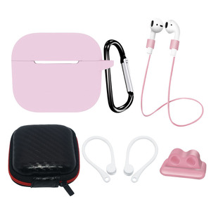 Wireless <strong>Earphone</strong> Accessories Cover Anti Lost Strap Clip Zipper <strong>Bag</strong> Storage Hook Silicone Protective Case for 3 Multi - Product Image 4