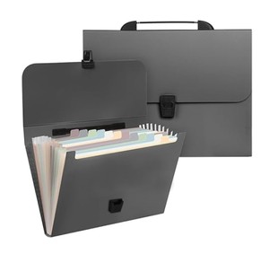Gran oferta, 13 bolsillos, mango de plástico, carpetas de acordeón en expansión, soporte portátil para documentos, carpeta para documentos - Product Image 1