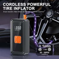 Nouvelle Pompe à Air Électrique Portable Sans Fil 2026 pour Pneus de Voiture – Gonfleur de Pneus Rechargeable pour Véhicules