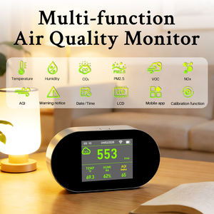 Monitor de Calidad del Aire Interior Portátil USB Tuya 6 en 1, Detector de Pm2.5, Voc, Nox y Co2 para el Hogar - Product Image 2