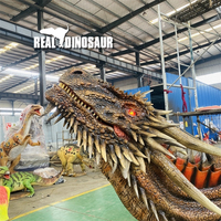 Dragon Animatronique Western réaliste grandeur nature modèle Dragon