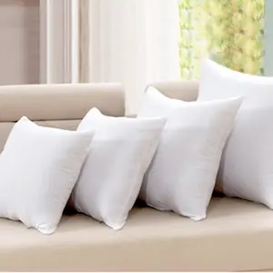 プレミアムホワイトホテル家庭用ネック通気性生地アヒル付き繊維枕クッションインサート