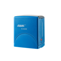 Sello automático de goma personalizado de la serie MARK para venta al por mayor, sello de texto para documentos, sello de oficina con cubierta inferior
