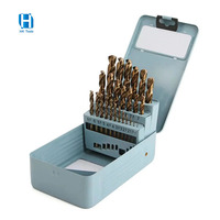 Foret hélicoïdal HSS M35 de haute qualité DIN 338 pour acier inoxydable, acier trempé, perçage de métaux, Brocas