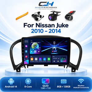 Pour Nissan <span class=keywords><strong>Juke</strong></span> YF15 2010-2014 <span class=keywords><strong>2</strong></span> DIN Android 15 Autoradio Multimédia WIFI 4G DSP Carplay Android Auto Compatible - Product Image 1