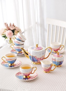 European Style Bone China Coffee Cup <b>Set</b> Small Luxury British Living Room Home Afternoon <b>Tea</b> <b>Set</b> Water <b>Set</b> - Product Image 5