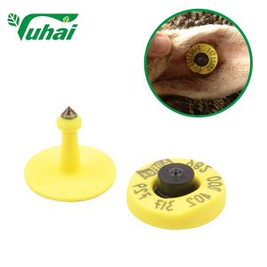 תגי אוזניים בקר אלקטרוניים עם רכיבי ליבה של tpu ו rfid ניהול משק דיגיטלי - Product Image 1