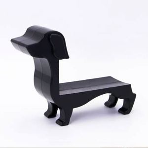 Nouveau support moderne pour bouteille de vin en plastique rouge, modèle Teckel, pour l'exportation, présentoir - Product Image 4