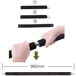 Gimnasio en casa culturismo bandas elásticas ejercicio entrenamiento barra Fitness Stick deporte tirar cuerda Pilates <span class=keywords><strong>Bar</strong></span> <span class=keywords><strong>Kit</strong></span> con bandas de resistencia Set - Product Image 3