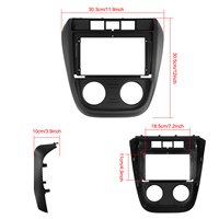 Marco para Autoestéreo Android Podofo de 9'' 4+64G con Carplay Inalámbrico y Android Auto para Volkswagen Crossfox 2003-2009 con DSP GPS RDS WIFI OEM