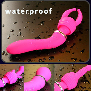 10 hız seks masaj kişisel şarj edilebilir su geçirmez el <span class=keywords><strong>Av</strong></span> masaj sihirli masaj değnek kadın vibratörler - Product Image 6