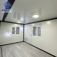 Maison conteneur préfabriquée mobile et extensible sur mesure de 20 pieds ou 40 pieds, bâtiment préfabriqué, maison à deux chambres, maison portable