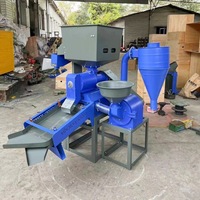 Combiné Paddy Miller Séparateur Riz Moulin Machine Pounding Huller Destoner Rouleau Polisseuse Usine Husker Moteur Diesel