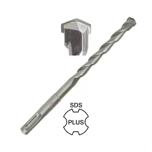 RCT 15pcs SDS PLUS 4刀具全硬质合金尖头锤钻头，用于砖石和混凝土