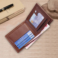 Dompet Pria Pendek Multi Slot Modis Baru Dompet Kasual Pria Muda Horizontal Sederhana Dompet Lembut