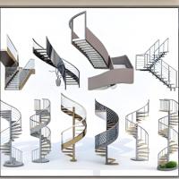 Escaliers en colimaçon modernes pour villas et appartements 2026 – Utilisation intérieure, construction en acier galvanisé, sûrs et durables