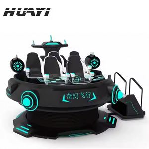 Chaise de simulation de vol UFO 9D VR 360° pour la maison et les sports de plein air, compatible avec 5 sièges, équipement PC et MR pour une expérience cinéma VR - Product Image 4