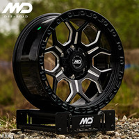 Jantes en alliage brillantes tout-terrain MD-107 pour Tank 300/400, Great Wall Cannon, Wey Mocha, Leopard 5, Haval H9, Pajero (pièces de rechange)