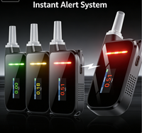 Testeur d'alcoolémie numérique Airsense H3 Mini avec capteur à pile à combustible et embouts buccaux pour un test précis du taux d'alcoolémie (BAC)