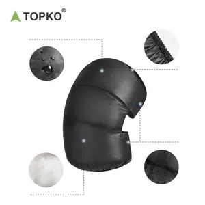 TOPKOシリカゲルスチールサポートスポーツニーパッドブレース膝蓋骨ニーパッドオープンホールニープロテクター