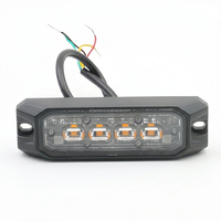KF 2026 Neue Superhelle LED-Blitzleuchten 5W Bernsteinfarbenes Warnlicht Fahrzeug Slim R65 XA2 R10 IP67 Wasserdicht 9 Blitzmuster