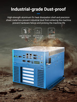 Venta al por mayor barato Ai aplicaciones Industrial Mini PC 2LAN Core I3 I5 I7 I9 CPU Din Rail X86 Fanless Embedded Computer Case